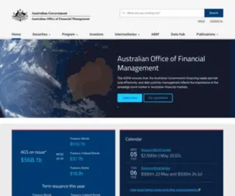 Aofm.gov.au(AOFM – Home) Screenshot