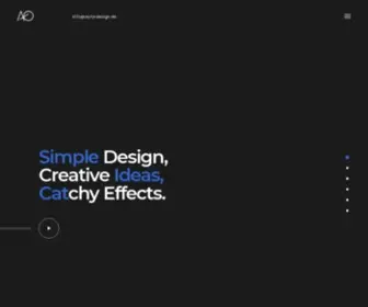 Aofordesign.de(A/O for Design) Screenshot