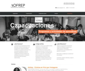 Aofrep.org.ar(Asociación de Eventos de la República Argentina) Screenshot