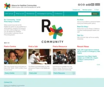 Aohc.org(Alliance for Healthier Communities) Screenshot