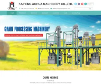 Aohuamachine.com(Kaifeng Aohua Machinery Co) Screenshot