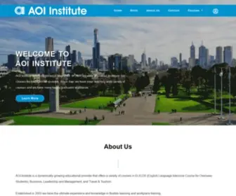 Aoi.edu.au(AOI Institute) Screenshot
