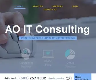 Aoitconsulting.com(AO IT Consulting) Screenshot