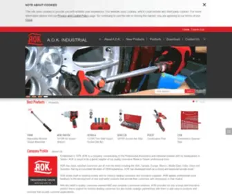 Aok.com.tw(INDUSTRIAL CO) Screenshot