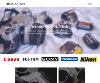 Aolartists.com(AOL Artists) Screenshot