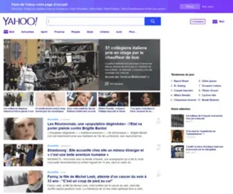 Aol.fr(Yahoo France) Screenshot