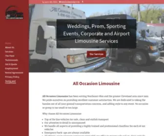 Aolimousine.com(All Occasion Limousine) Screenshot