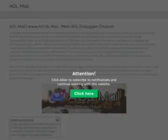 Aoll-DE.de(AOL Mail) Screenshot