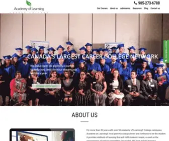 Aolmississauga.com(Canada's Largest Career College Network) Screenshot
