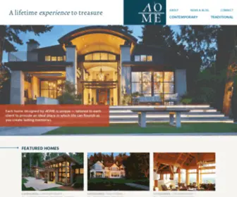 Aomearchitects.com(AOME Architects are one of the top architecture firms in Seattle. Each home we design) Screenshot