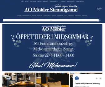 Aomobler.com(AO Möbler) Screenshot