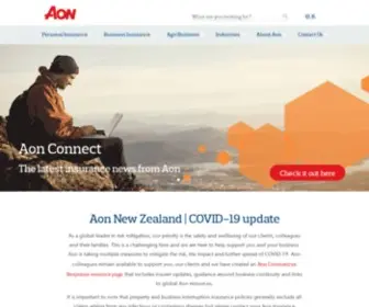 Aon.co.nz(Aon NZ) Screenshot