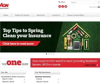 Aon.co.za(Aon South Africa) Screenshot