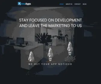 Aoneapps.com(We get your app noticed using ASO services and Promo Video) Screenshot