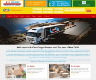 Aonecargomovers.com(A One Packers and Movers) Screenshot