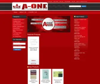 Aonepublishers.com(A One Publishers) Screenshot