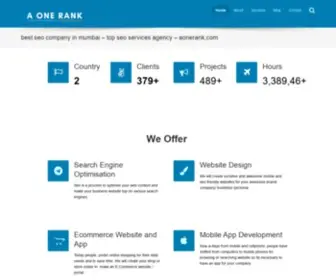 Aonerank.com(A ONE RANK) Screenshot