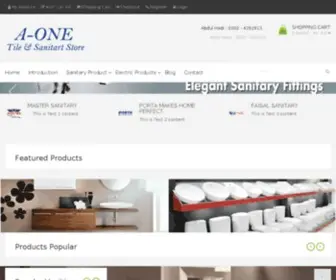 Aonesanitary.com(Top Quality Sanitary Produts in Lahore) Screenshot