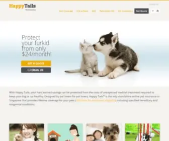 Aonhappytails.com(HappyTails) Screenshot