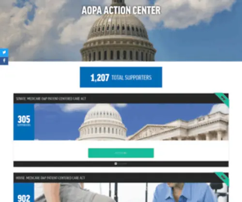 Aopavotes.org(AOPA Votes) Screenshot