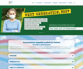 Aopi.it(Associazione Ospedali Pediatrici Italiani) Screenshot