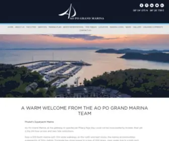 Aopograndmarina.com(Ao Po Grand Marina) Screenshot