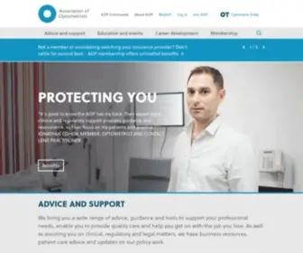 Aop.org.uk(The Association of Optometrists (AOP)) Screenshot