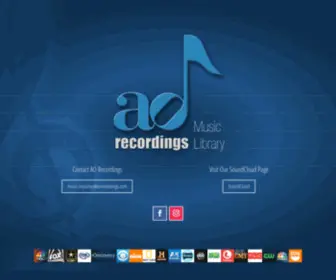 Aorecordings.com(AO Recordings Library Site) Screenshot