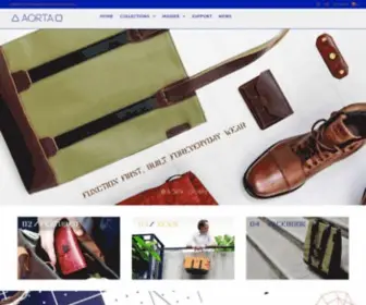 Aorta-Lab.com(Aorta Leather Goods the vegetable) Screenshot