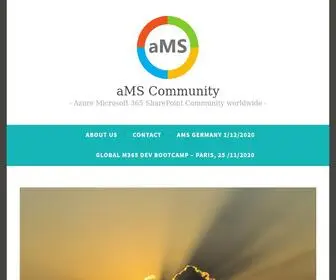 Aos.community(Azure Microsoft 365 SharePoint Community worldwide) Screenshot