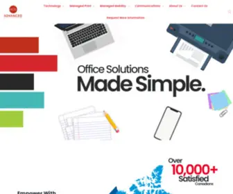 Aosgroup.ca(Advanced Office Solutions) Screenshot