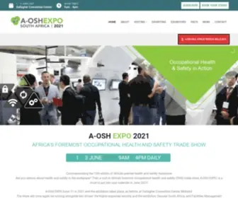 Aosh.co.za(A-OSH Expo) Screenshot