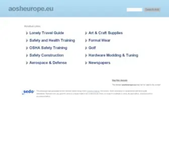 Aosheurope.eu(AOSH Europe) Screenshot