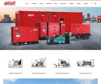 Aosif.com(Diesel generator manufacturers) Screenshot