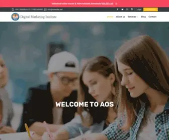Aosindia.net(Digital Marketing Training Institute in Delhi) Screenshot