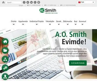 Aosmith.com.tr(Evsel ve Ticari Su Ar) Screenshot