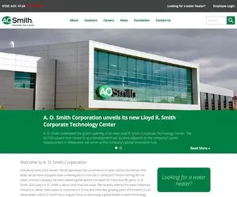 Aosmith.com(Aosmith home) Screenshot