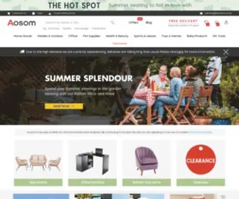 Aosom.co.uk(Leading Online Shopping UK Mainland Free Shipping) Screenshot