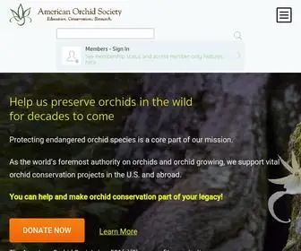 Aos.org(The American Orchid Society) Screenshot