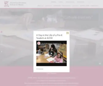 Aosr.org(First-Class American international education) Screenshot