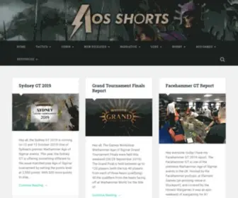 Aosshorts.com(AOS Shorts) Screenshot