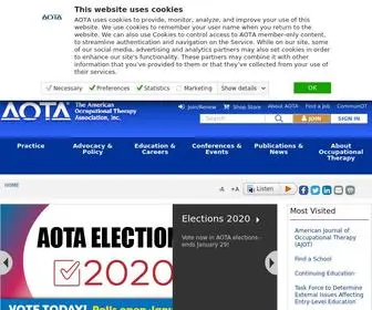 Aota.org(Home) Screenshot