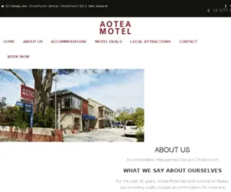 Aoteamotel.co.nz(Motels in christchurch city centre) Screenshot