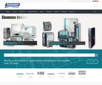 Aotewell.com(Buy Siemens PLC System Allen) Screenshot
