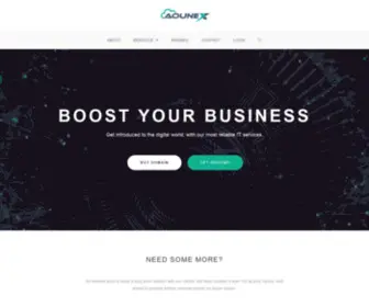 Aounex.com(Premium Web & Email Hosting) Screenshot