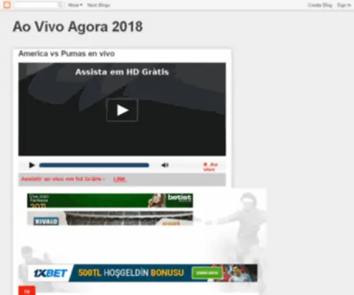 Aovivoagora.net.br(TV ONLINE) Screenshot
