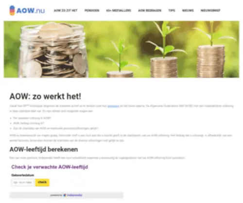 Aow.nu(Lees in 5 minuten hoe AOW werkt) Screenshot