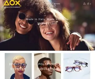 Aoxeyewear.com(Prescription Glasses) Screenshot