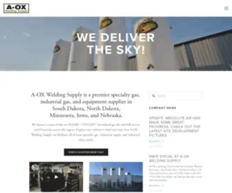 Aoxwelding.com(A-OX Welding Supply Co. Inc) Screenshot