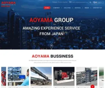 Aoyamaelevator.com(Aoyama Elevator Global Ltd) Screenshot